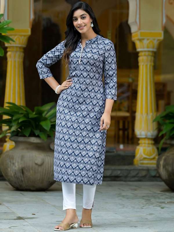 Aks Blue Printed Kurta 3852276.htm Buy Aks Blue Printed Kurta 3852276.htm online in India