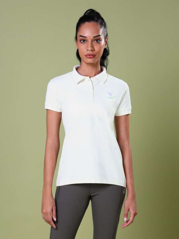 White Shirts For Women Polo Tshirts Buy White Shirts For Women Polo Tshirts online in India