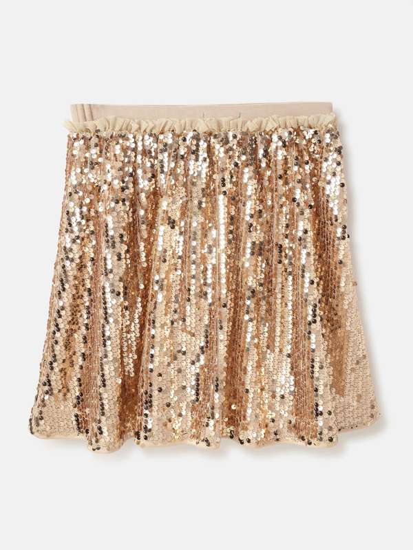 Gold skirt online india cheap