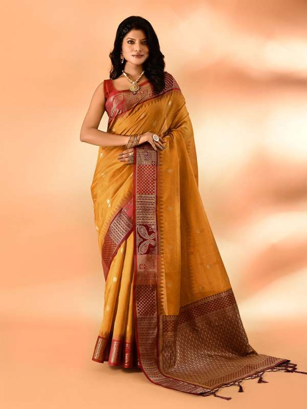 Myntra designer sarees with price top