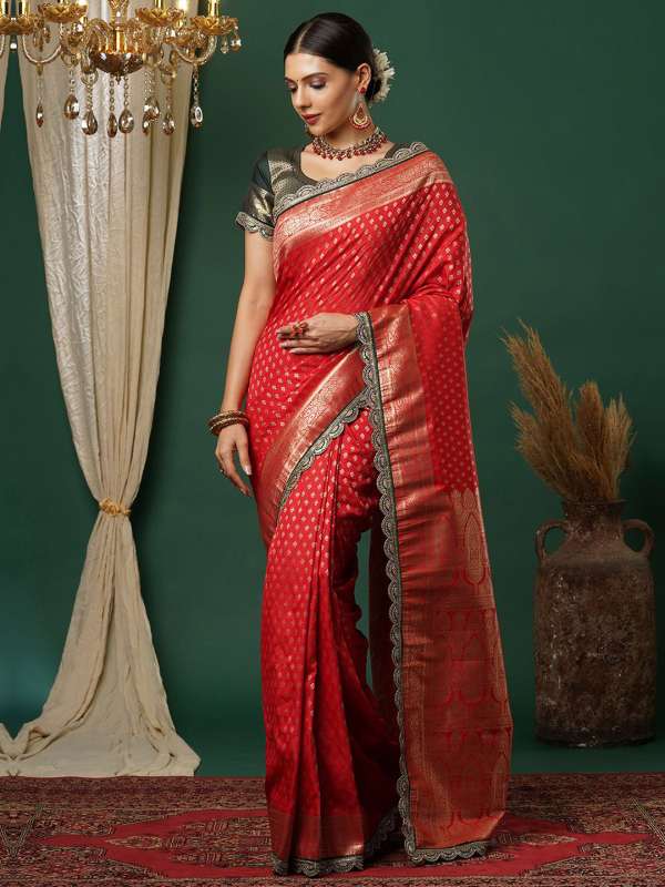 Davani Sari Bridal Buy Davani Sari Bridal online in India