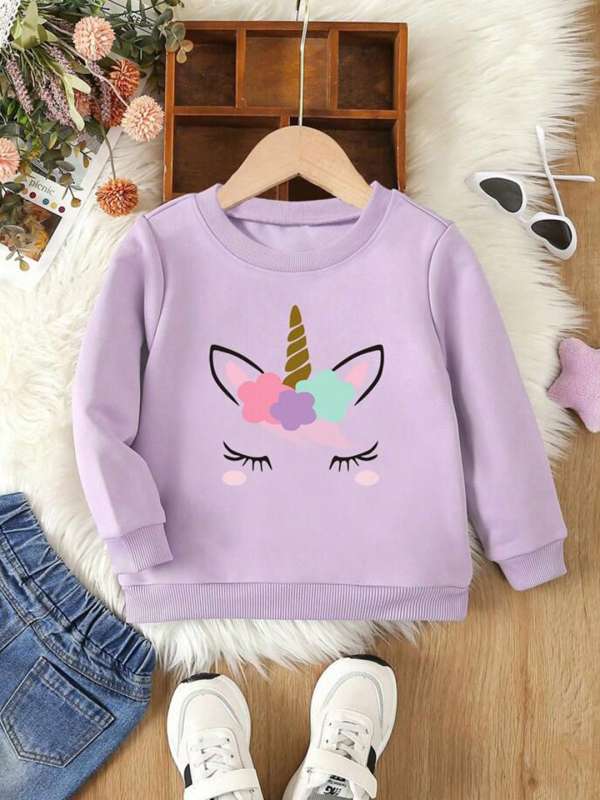 Girls Sweatshirts Buy Girls Sweatshirts Online in India Myntra