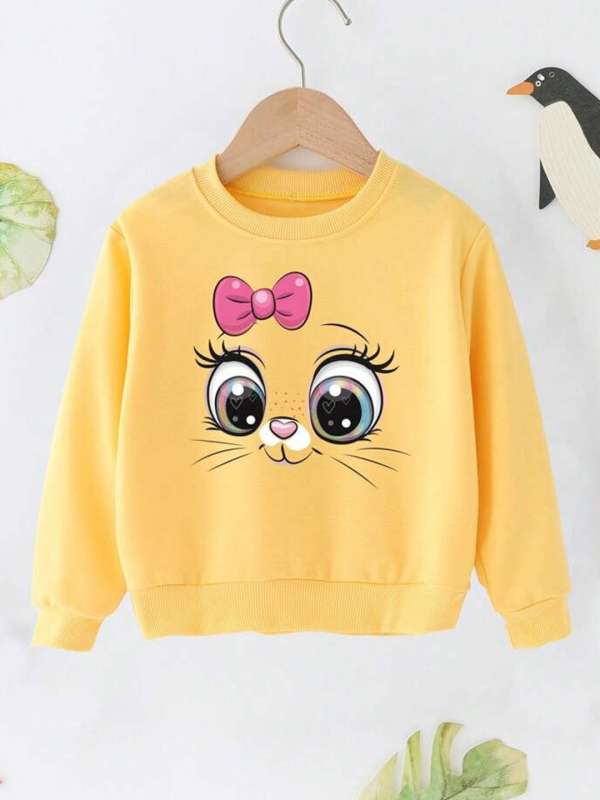 Girls Yellow Sweatshirts Buy Girls Yellow Sweatshirts online in India