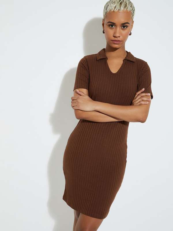 Women Ribbed Dresses Buy Women Ribbed Dresses online in India