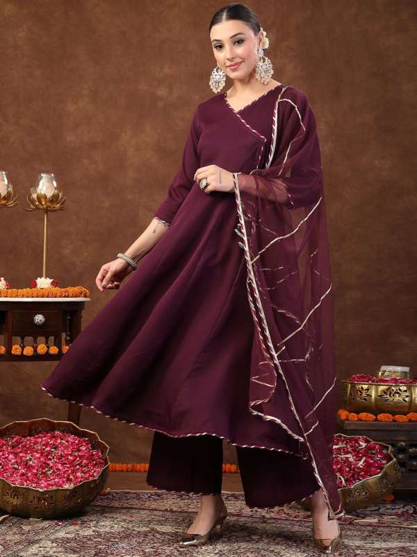 Anarkali Salwar Kameez Frills Suit Dress Material Buy Anarkali Salwar Kameez Frills Suit Dress Material online in India