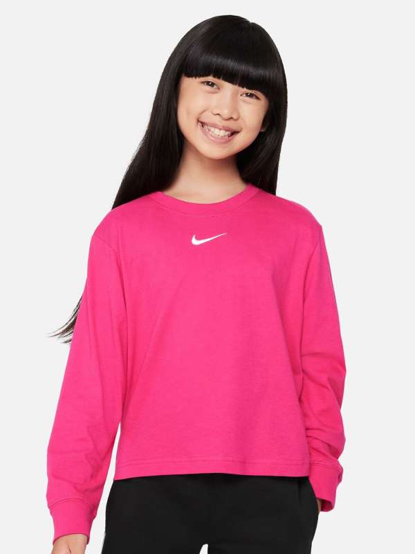Pink nike apparel hotsell