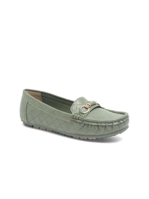 Green Women Shoes Loafers Buy Green Women Shoes Loafers online in India