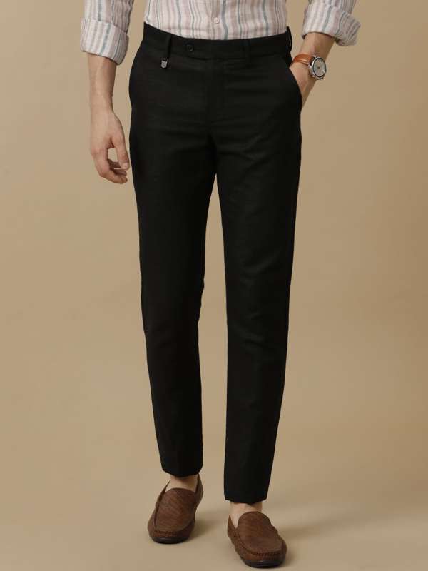 Buy Premium Linen Club Trousers Online Myntra