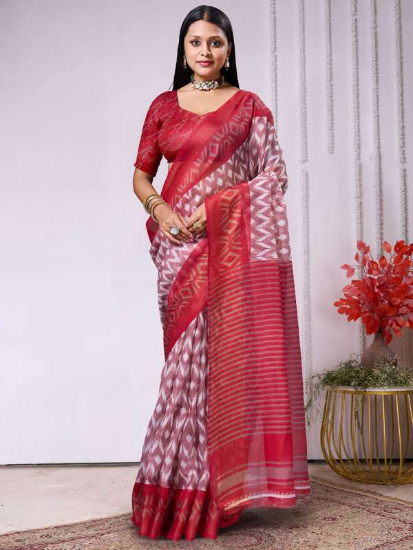 Shop for Pure Cotton Sarees Below 500 online in India Myntra