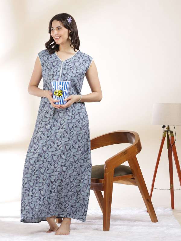 Sleeveless Nighty Buy Sleeveless Nighty Online in India Myntra