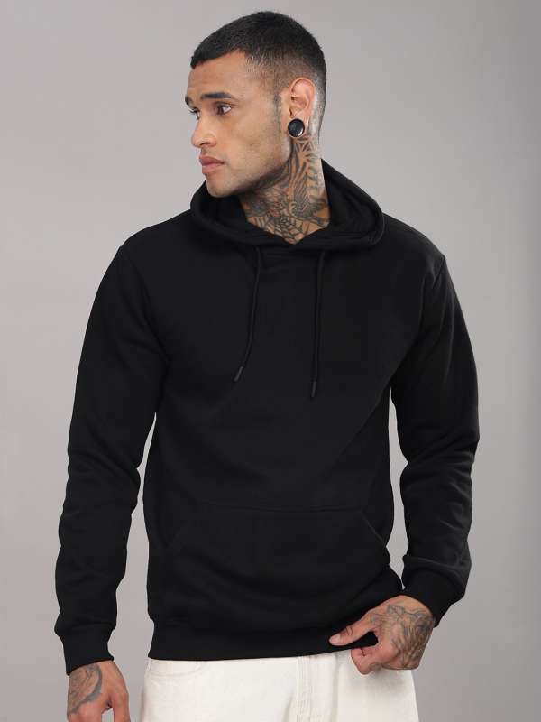 Black Hoodies Buy Trendy Black Hoodies Online in India Myntra
