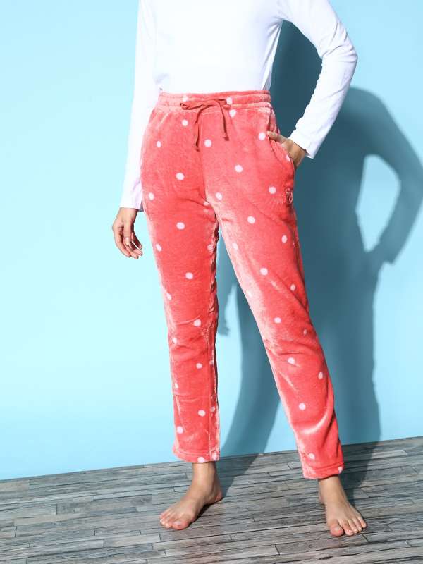 Night pants for womens sale myntra