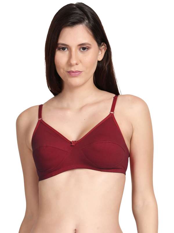 Buy Trylo Touche Woman Soft Padded Full Cup Bra - Red online