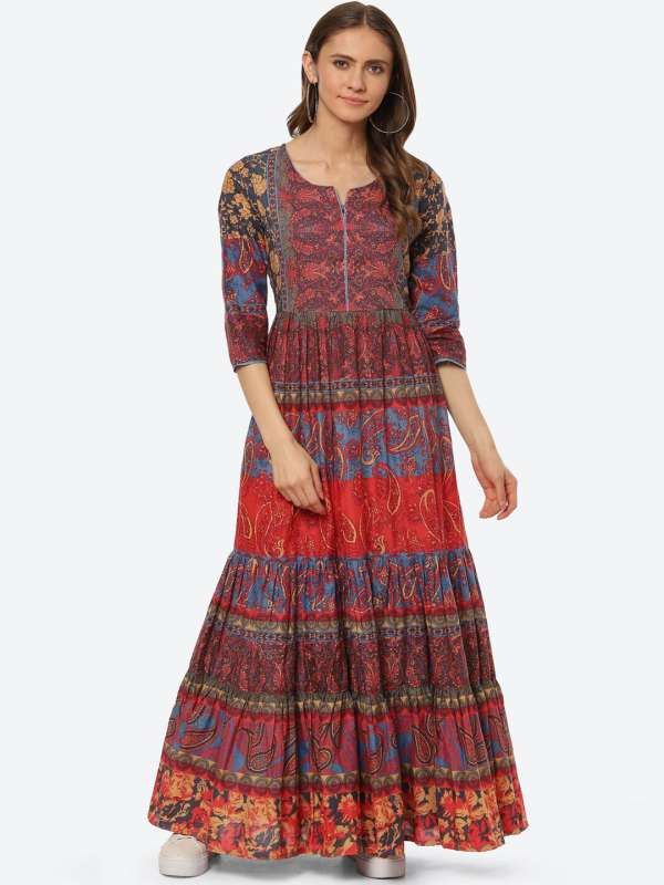 Blue Women Maxi Dresses Biba Buy Blue Women Maxi Dresses Biba