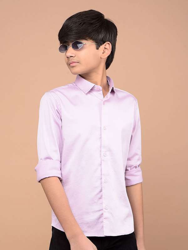 Purple shirts for boys cheap