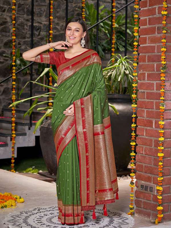 myntra silk saree sale