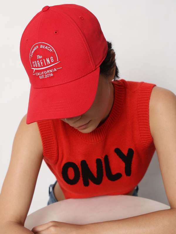 Red Caps Buy Trendy Red Caps Online in India Myntra