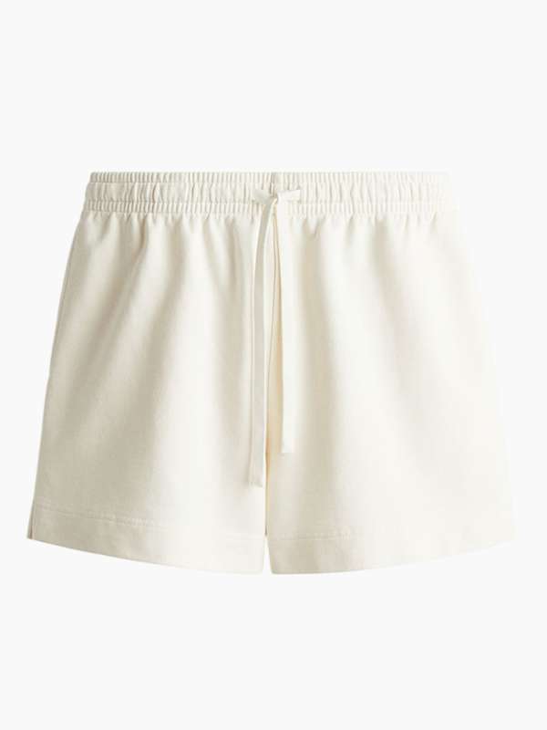 Women White Sweatshorts - Buy Women White Sweatshorts online in India