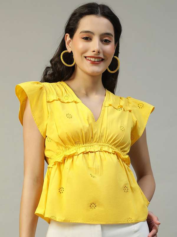 yellow blouse forever 21