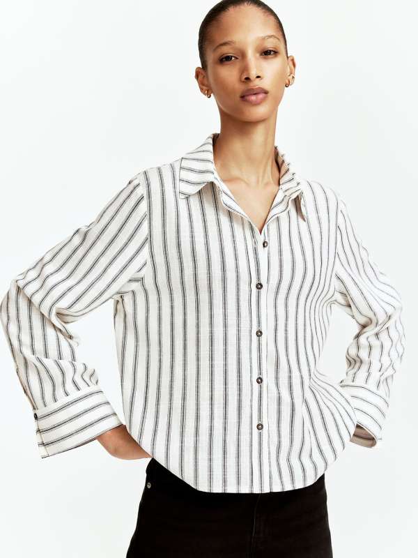 female striped shirt