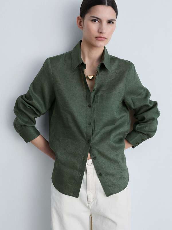 Derby Linen Shirts - Buy Derby Linen Shirts online in India