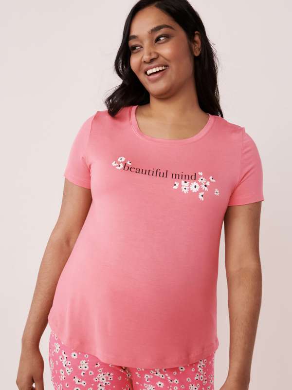 Pink shirt with rose sales