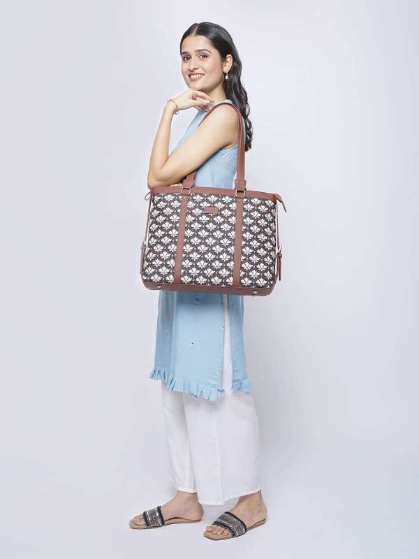 Momo&Ayat Fashions Ladies Floral Print Paper Bag India