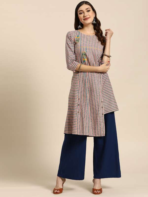 Stripes kurtis outlet
