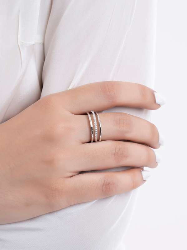Trendy Silver Rings - Shop Affordable Elegance at Myntra