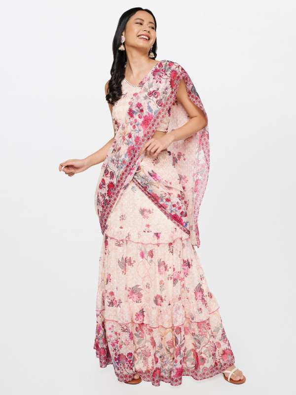 Global desi ready outlet to wear saree