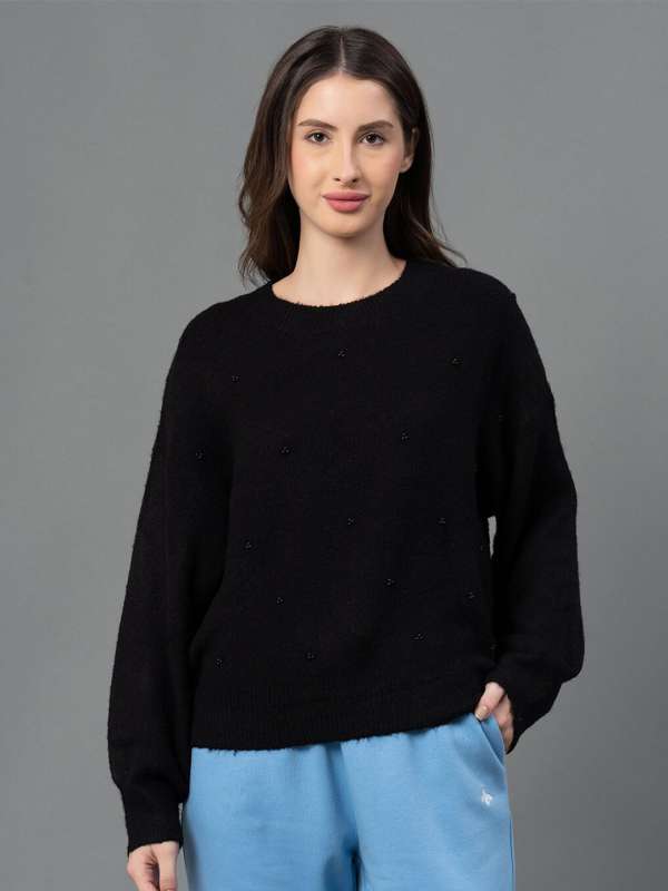 Red tape black on sale sweater