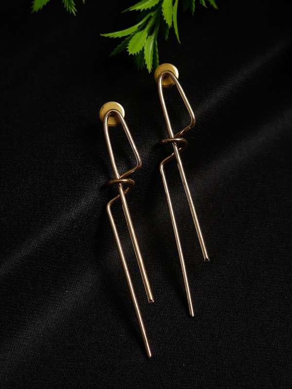 Metal Earrings Buy Metal Earrings for Women Online Myntra