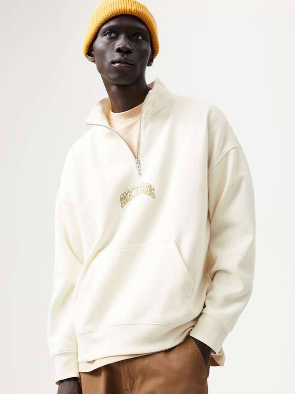 Men Mock Collar Sweatshirts - Buy Men 