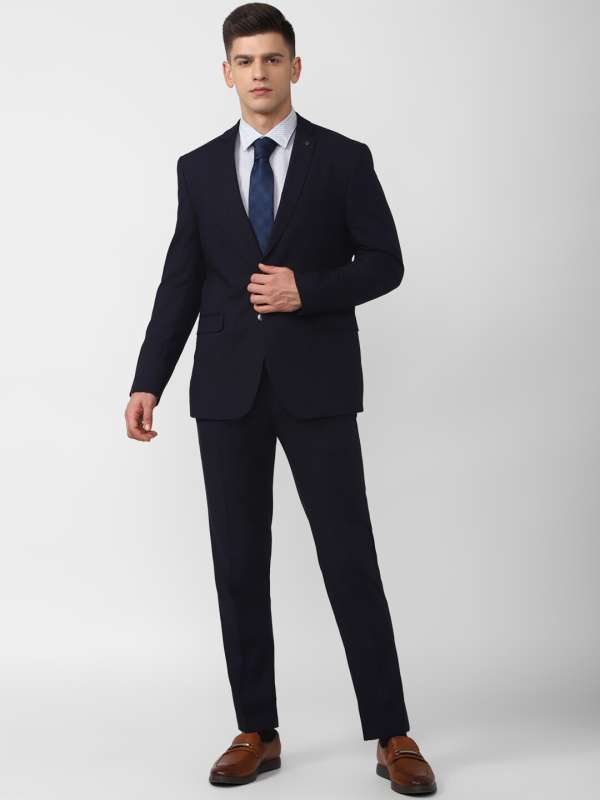 Armani suit navy blue on sale