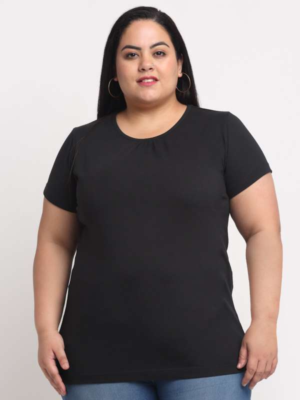 Plus size t hotsell shirts for womens india
