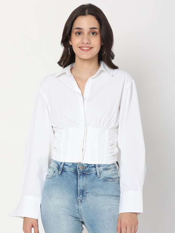 Spykar White Shirt Buy Spykar White Shirt online in India