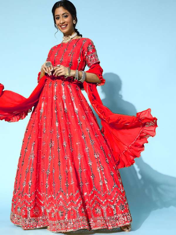 Red Chhabra 555 Lehenga Choli Buy Red Chhabra 555 Lehenga Choli