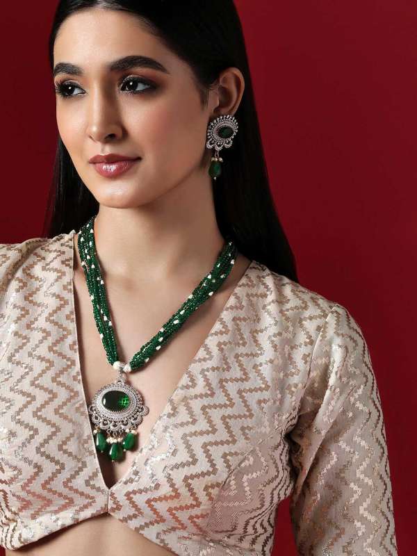 Silver Saree Jewellery Set Buy Silver Saree Jewellery Set online