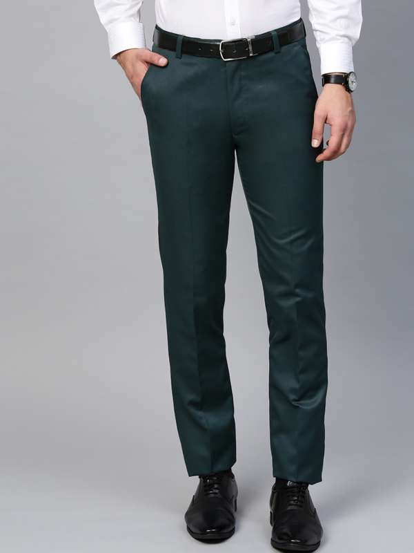 Green formal pants on sale