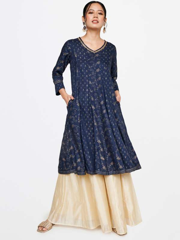 Global desi top kurtis myntra