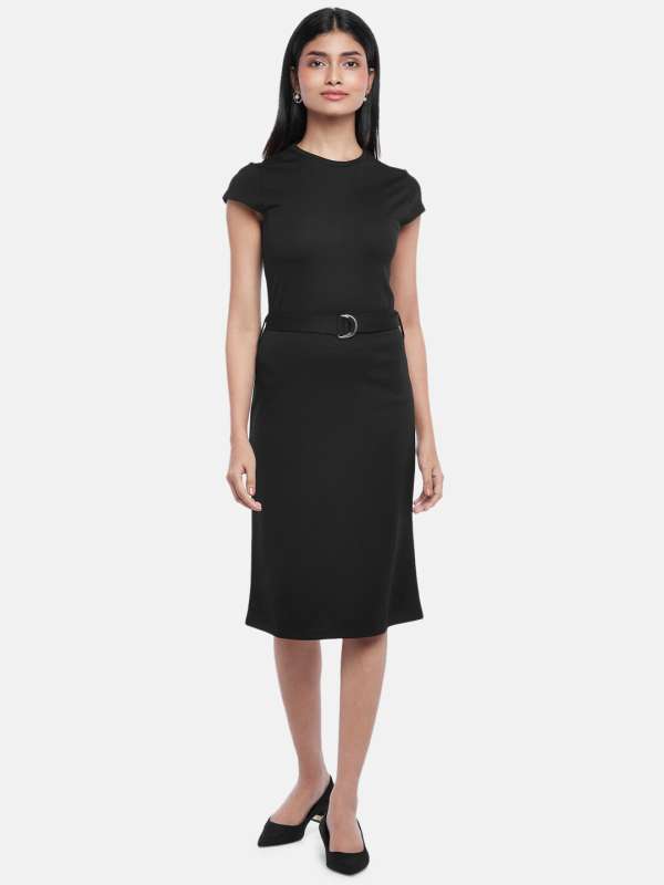 Pantaloons black dress outlet