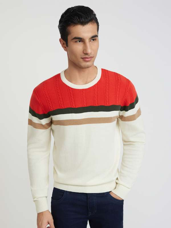 Raymond Off White Sweaters Buy Raymond Off White Sweaters online in India