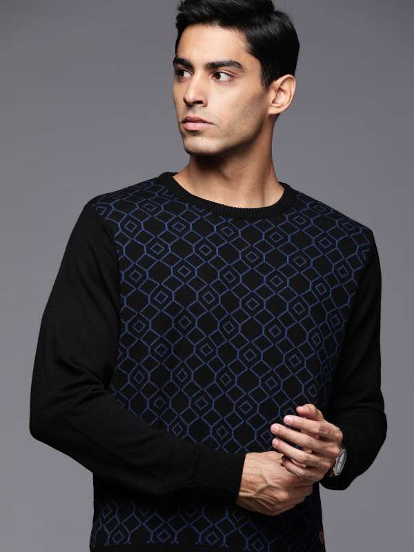 Raymond Black Sweaters Buy Raymond Black Sweaters online in India