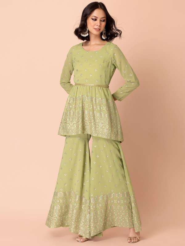 Belted kurtis discount