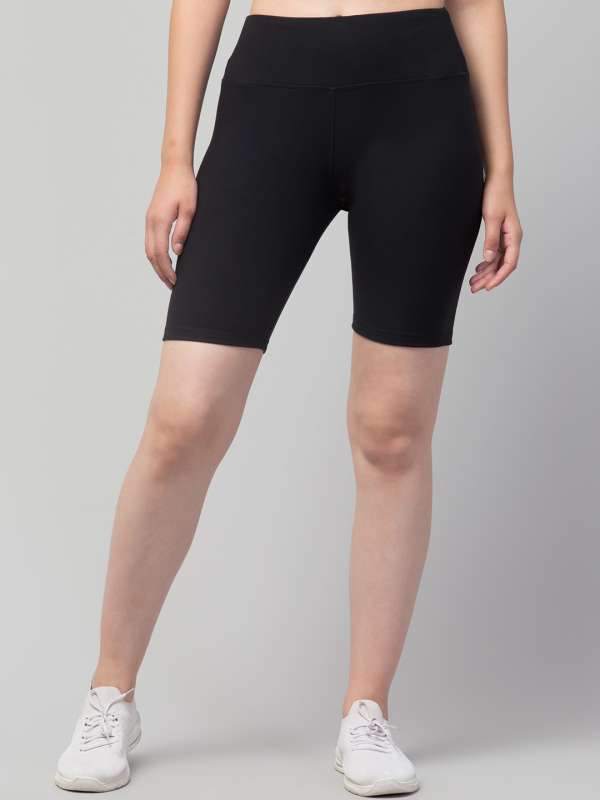 Black slim fit shorts store