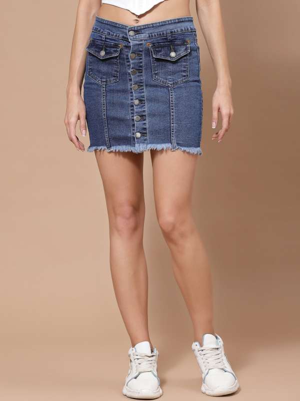 Women's Bib Skirt Strappy Skirt Jeans Dungaree Skirt A Line Dungaree Dress  Denim Skirt Mini Skirt Overall, darkblue : : Fashion