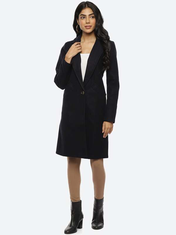 Park Avenue Khaki Solid Long Coat 5785918.htm Buy Park Avenue Khaki Solid Long Coat 5785918.htm online in India