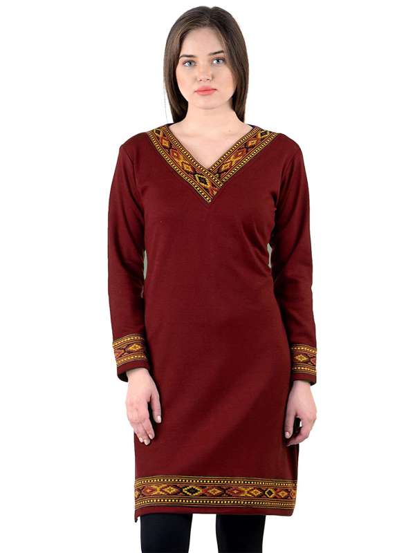 Woolen Kurtas Buy Woolen Kurtas Online in India Myntra