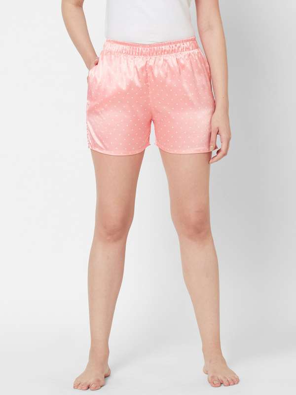 Satin shorts online india shop