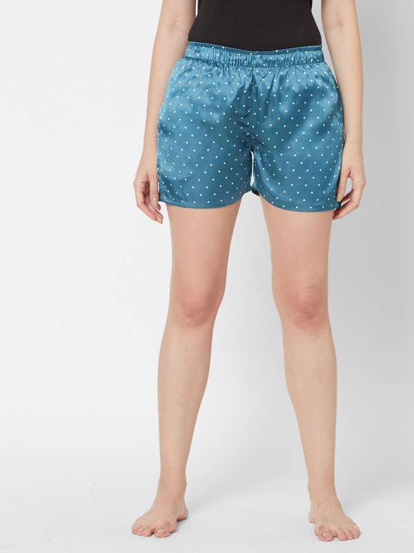 Satin shorts online india hot sale